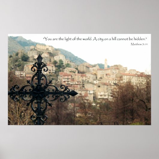 Matthew 5:14 poster (Voorkant)