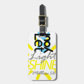 Matthew 5:16 bagagelabel (Voorkant verticaal)