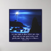 Matthew 5:16 canvas afdruk (Voorkant)