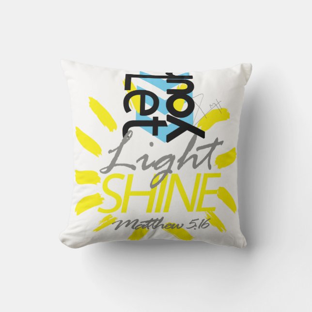 Matthew 5:16 kussen (Voorkant)