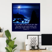 Matthew 5:16 poster (Thuiskantoor)