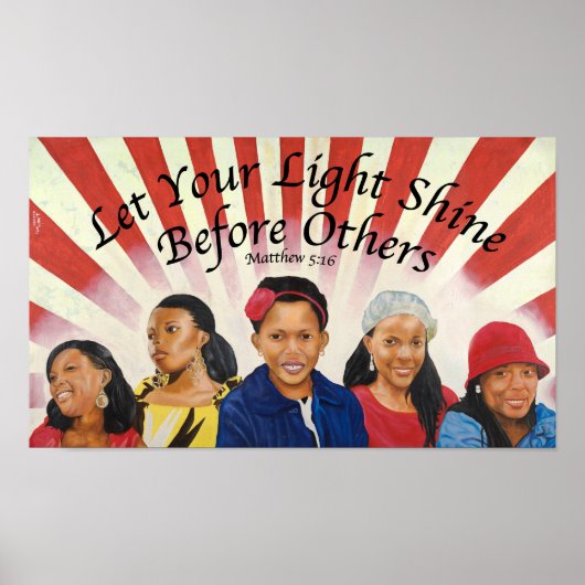 Matthew 5:16 poster (Voorkant)