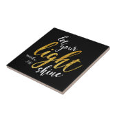 Matthew 5:16 - Uw licht tonen Tegeltje (Zijkant)