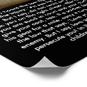 Matthew 5:38-45 poster (Hoek)