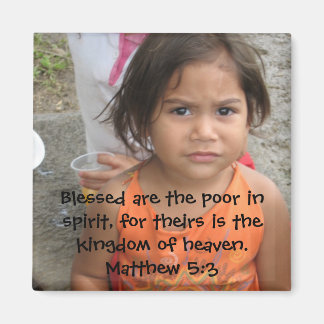 Matthew 5:3 magneet