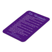 Matthew 5:3 tot 5:10 Heilige Schrift 8 Beatitudes Magneet (Linkerzijde)