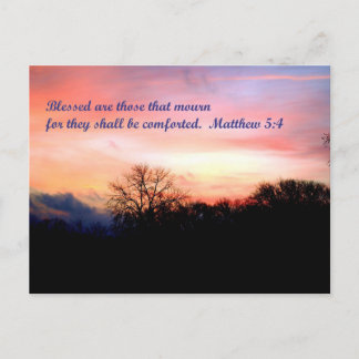Matthew 5:4 Briefkaart