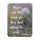 Matthew 5:5 magneet (Verticaal)