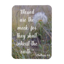 Matthew 5:5 magneet