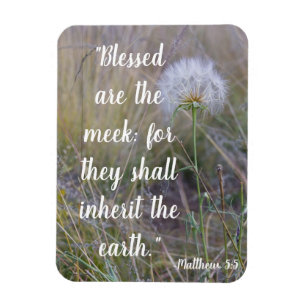 Matthew 5:5 magneet