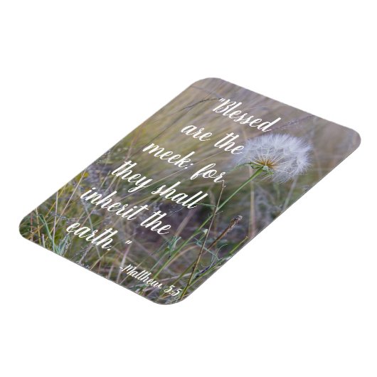 Matthew 5:5 magneet (Linkerzijde)