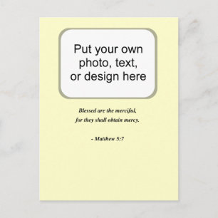 MATTHEW 5:7 BRIEFKAART