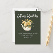 Matthew 5:7 Christelijke verjaardagswensen