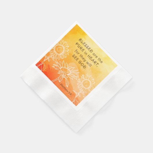 Matthew 5 8 Blessed is puur in de Bijbel Verse van Servet (Hoek)