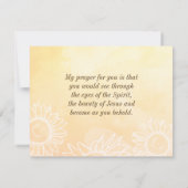 Matthew 5:8 Blessed is zuiver in de Bijbel van het Kaart (Achterkant)