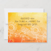 Matthew 5:8 Blessed is zuiver in de Bijbel van het