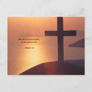 MATTHEW 5:8 BRIEFKAART