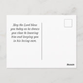 Matthew 5:8 Gezegend zijn zuiver in Bijbelverse ve Briefkaart (Achterkant)