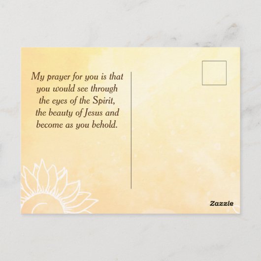 Matthew 5:8 Gezegend zijn zuiver in Bijbelverse ve Briefkaart (Achterkant)