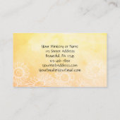 Matthew 5:8 Gezegend zijn zuiver in Bijbelverse ve Visitekaartje (Achterkant)