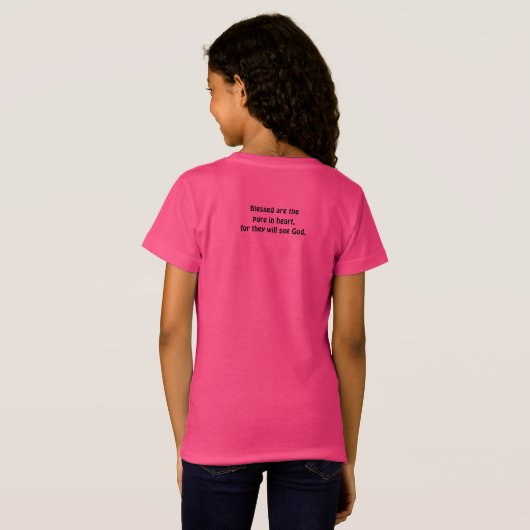 Matthew 5:8 t-shirt (Achterkant volledig)