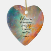 Matthew 5:9 keramisch ornament (Rechts)