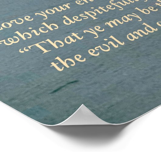 Matthew 5 de Druk van het Poster van de Manuscript (Hoek)