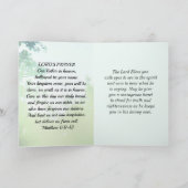 Matthew 6:10 Op Aarde zoals het in de hemel is Kaart (Binnen)