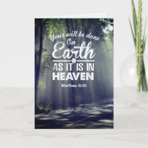Matthew 6:10 Op Aarde zoals het in de hemel is
