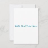 Matthew 6:15 KJV Bijbelscriptgroet Kaart (Achterkant)