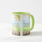 Matthew 6:15 KJV Bijbelscriptie Pic Two-Tone Mok (Voorkant rechts)