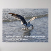 Matthew 6:26 het Poster van de Manuscript (Voorkant)