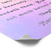 Matthew 6:26 het Poster van de Manuscript (Hoek)