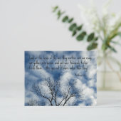 Matthew 6:26 Kijk naar de vogels van de lucht... Briefkaart (Staand voorkant)