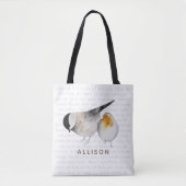 Matthew 6:26 Waterverf vogels Tote Bag (Voorkant)