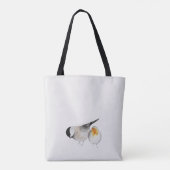 Matthew 6:26 Waterverf vogels Tote Bag (Achterkant)