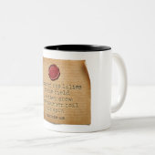 MATTHEW 6:28 - Coffee Mug Tweekleurige Koffiemok (Voorkant rechts)