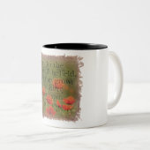 MATTHEW 6:28 - Coffee Mug Tweekleurige Koffiemok (Voorkant rechts)