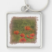 MATTHEW 6:28 - Keychain (Voorkant)