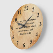 Matthew 6:33 Bijbelversie Grote Klok (Hoek)