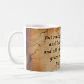 Matthew 6:33 Bijbelversie Koffiemok (Links)