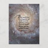 Matthew 6:33 briefkaart (Voorkant)
