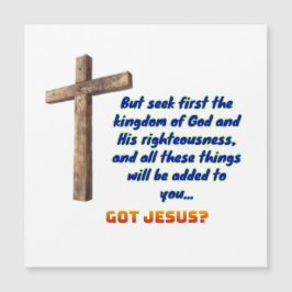 Matthew 6:33 Kruis