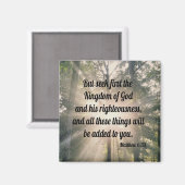 Matthew 6:33 magneet (Voorkant / Achterkant)