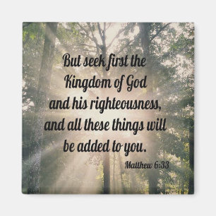 Matthew 6:33 magneet
