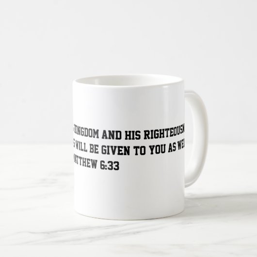 Matthew 6:33 mok (Voorkant rechts)