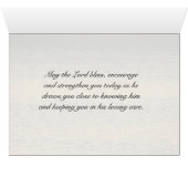 Matthew 6:33 Seek First Kingdom of God, Kaart (Binenzijde Horizontaal (Onderkant))