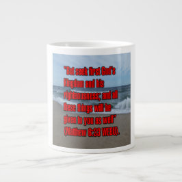 Matthew 6:33 WEBU Mug Grote Koffiekop