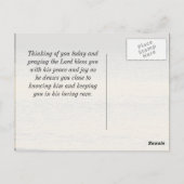 Matthew 6:33 Zoekt het Eerste Koninkrijk van Goede Briefkaart (Achterkant)