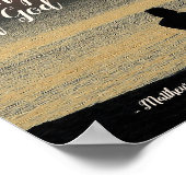 Matthew 6:33 zoekt Ye eerst het Koninkrijk God Poster (Hoek)